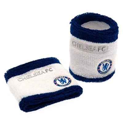 Imagen de Chelsea Pulseras de algodón Team Merchandise, Unisex, Blanco, tamaño único