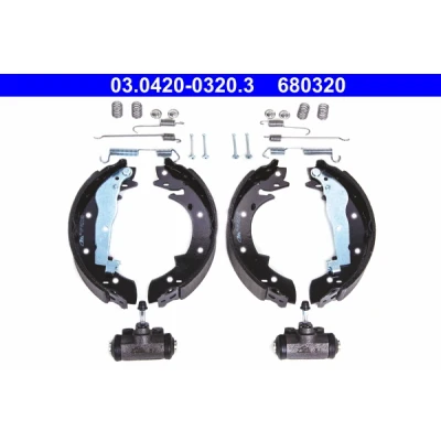 Imagen de ATE Original Kit 03.0420 0320.3 Zapatas de freno 229 42 con cilindro rueda, accesorios BMW: 3 Berlina