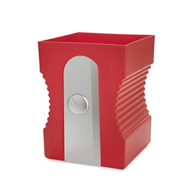 Imagen de Balvi Papelera Sharpener Color Rojo con Forma de sacapuntas Plástico ABS/PP 29cm