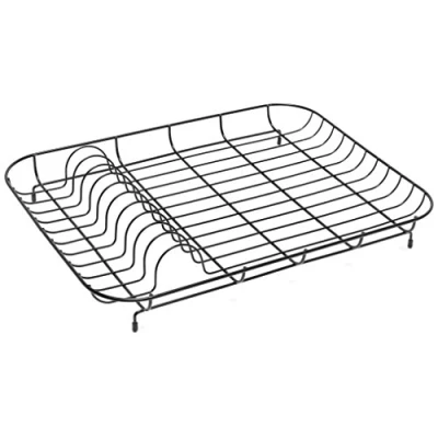 Imagen de ADDIS Wire Dish Drainer Black, Negro