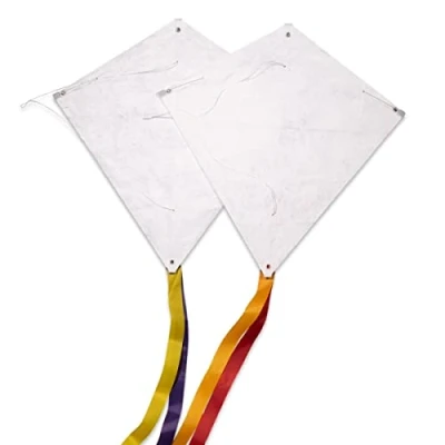 Imagen de CIM Cometa de una Cuerda DIY Eddy 50 Set Completo para Construir a Mano 49x44cm Cordón y Cola la incluidos