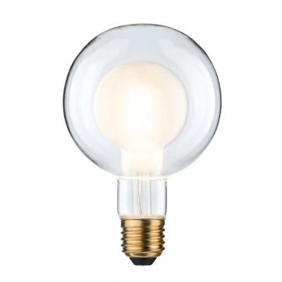 Imagen de Paulmann 28768 Lámpara LED Inner Shape G95 Globe 4 W, regulable, fuente de luz, mate, luz eficiente, blanco cálido 2700 K E27