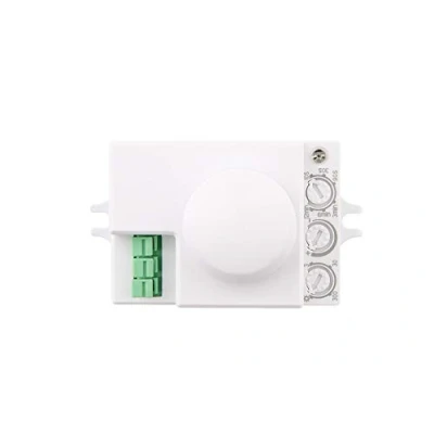 Imagen de HUBER Motion 55HF Detector de Movimiento por Radar para Interiores 360 empotrable LED Adecuado, Sensor Movimiento, tecnología 3 Hilos
