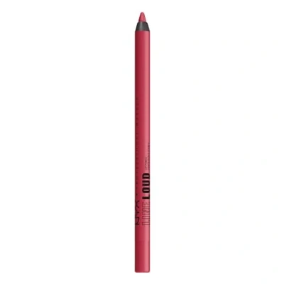 Imagen de NYX Professional Makeup Line Loud, Lápiz de labios, Larga duración, Non transfer, Tono 12 On A Mission
