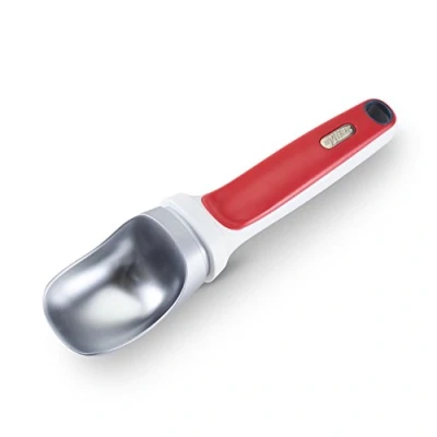 Imagen de Zyliss E980128 Cucharada de Helado, Aluminio/Plástico, Rojo/Blanco, Cuchara Para Sorbete, Yogur Congelado y Dulces, Apto Lavavajillas