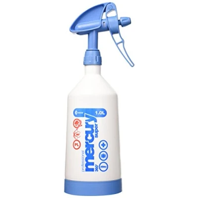 Imagen de Kwazar Botella pulverizadora Mercury Super Pro Plus, 1 L, Blanco/Azul, 10,4 x 35 cm