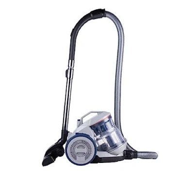Imagen de Dirt Devil Aspirador sin Bolsa DD2501, 850 W, Filtro HEPA 12, Alcance 7.5 m, con Cepillo Combinado, Empotrado y para Parquet, 5.5 kg, Caja de Recogida Polvo 1.5 L, Gris/Azul