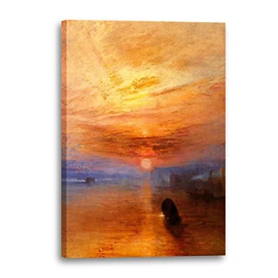 Imagen de Impresión sobre lienzo (60x80cm): William Turner El Temeraire luchador tiró a