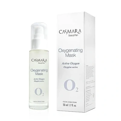 Imagen de Casmara, mascarilla facial oxigenante de uso diario OXYGENATING MASK, 50 ml. para todo tipo piel, prepara el rostro la máxima eficacia sérums y cremas aplicación posterior