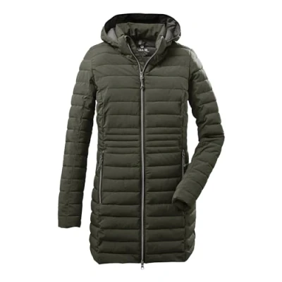 Imagen de G.I.G.A. DX Women&#039;s Parka informal y funcional con estilo plumífero capucha cremallera Bacarya, olive, 46, 34275 000