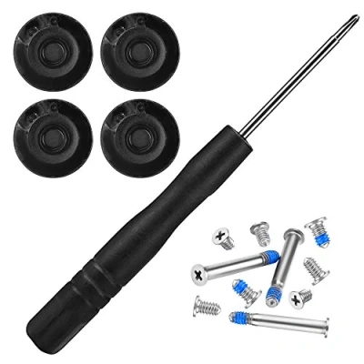 Imagen de Juego de 4 patas goma con tornillos y destornilladores para Apple MacBook Pro A1278 A1286 A1297 13 15 17 (no pantalla Retina)