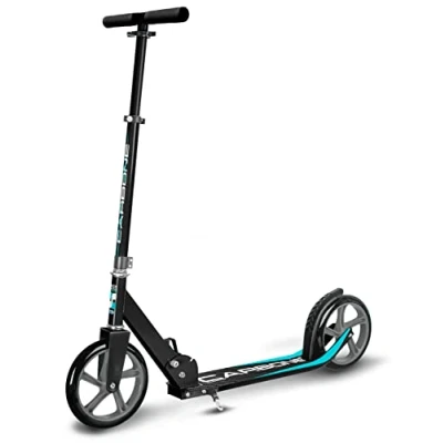 Imagen de Foldable Adjustable Scooter 200 mm with Kickstand SKIDS Control Carbone