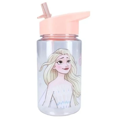 Imagen de My sweety pop Botella de plástico Frozen para niños Guardería Escuela Vacaciones Comida 12 cm 450 ml Hidratación Idea regalo
