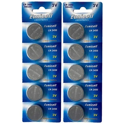 Imagen de Eunicell Cr2450 5029Lc Blister de litio 3 V y voltios (10 unidades)