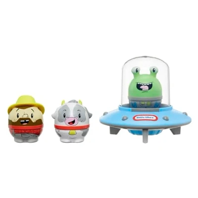 Imagen de little tikes Toddle Tots Far out Farm Juego para Niños Pequeños Nave Espacial y 3 Personajes Juegos de Simulación Idea Regalo Juguete Adecuado 1 a 5 Años