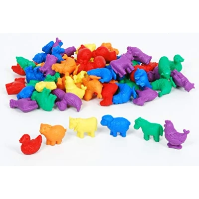 Imagen de EDX Education 72256 Farm Animal Counter (Pack of 72)