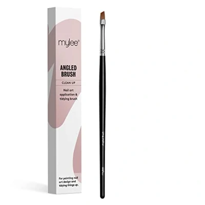 Imagen de Pincel Angular Mylee Para Uñas De Gel Y Aplicación Esmalte. Herramienta Manicura Calidad Profesional Ideal Uso En El Hogar O Salón