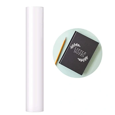 Imagen de Rollo de Vinilo Adhesivo Blanco Brillante 30,5 x 152 cm Permanente para Herramientas Silhouette Cameo recortar y más Multicolor2 Autoadhesiva Manualidades, Letreros, Carteles, Siluetas