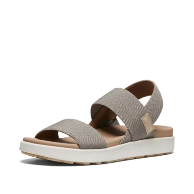 Imagen de KEEN Elle Backstrap, Sandalias con correa de tobillo para Mujer, Marrón (Brindle/Birch), 41 EU