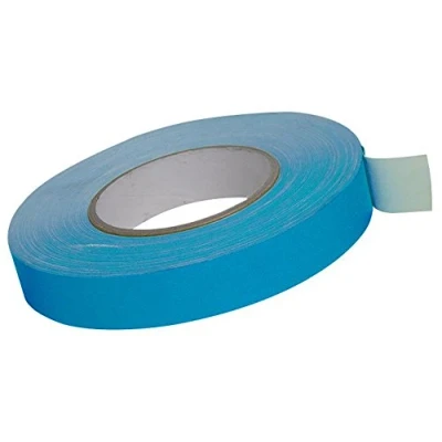 Imagen de Cinta adhesiva fluorescente de tela mate (25 mm x 25 m), color azul