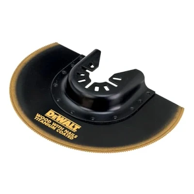 Imagen de DeWalt DT20711 QZ Hoja de Sierra Titanio para Corte al RAS 100mm Multi Herramienta oscillante, 0 W, V, Arándano