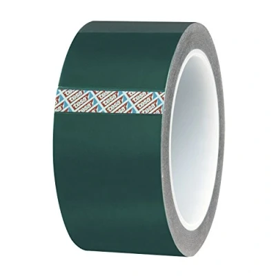 Imagen de tesa 50600 00001 00 Cinta adhesiva (50 mm/66 m, resistente al calor, 220), color verde