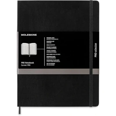 Imagen de Moleskine, Bloc de Notas Profesional Escritorio, A4 para el Trabajo, Cubierta Blanda y Cierre Elástico, Tamaño Extra Grande 19 x 25, Color Negro, 192 Páginas