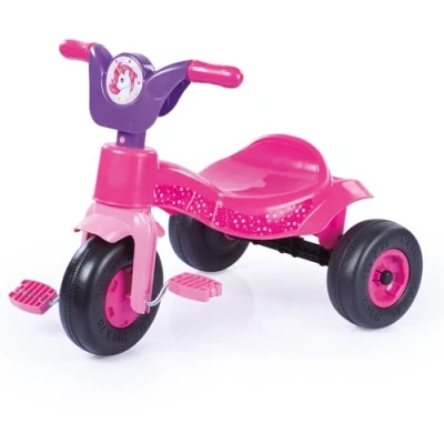 Imagen de DOLU Unicorn Triciclo infantil con pedales, color rosa