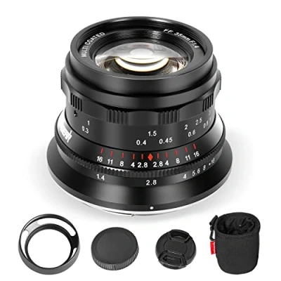 Imagen de PERGEAR 35mm F1.4 Marco Completo Enfoque Manual Lente, Compatible con cámaras Sony E Mount A7 A7II A7III A7R A7RII A7RIII A7RIV A7S A7SII A7SIII A9 A7C A6400 A6000 A6600 A6100 A6500 A6300