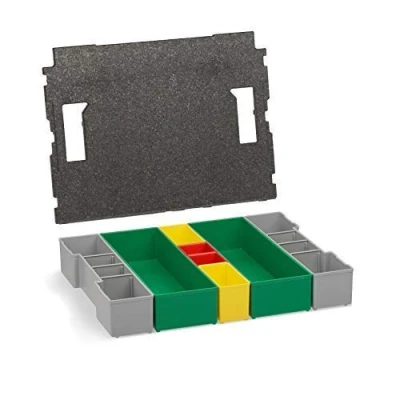 Imagen de Juego de Cajitas Piezas Sistema Ordenación con Cubierta Acolchada para Bosch Sortimo L BOXX 102 También Apto Die Neue G4 Modelo 102, G3