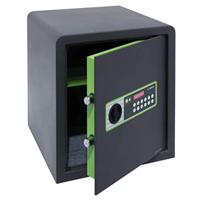 Imagen de Arregui 240160 codigo, facil de Usar Seguridad movil, Apertura con Teclado Caja Fuerte Electronica para casa 38 x 35 36 cm 41 L, Negro, 38x35x36 41L