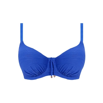 Imagen de Top bikini plisado para mujer Fantasie Beach Waves Ultramarine