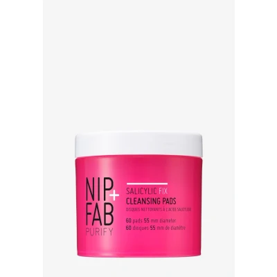 Imagen de Nip+Fab Nip + Fab Saliyclic Fix Night 60 Almohadillas Para la Cara con ácido Hialurónico Almohadilla Facial Exfoliante BHA Hidratación de Piel Brotes Acné y Manchas 80 ml, unidad, 1