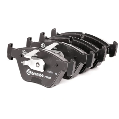 Imagen de BREMBO P 06 043 Juego de pastillas freno preparado para indicador desgaste con clip émbolo sin accesorios BMW: X3, 3 Cabrio, Berlina norauto,