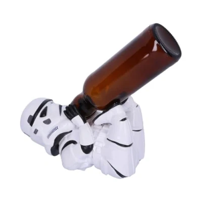 Imagen de Nemesis Now Original Stormtrooper Sci Fi Soporte para Botella de Vino, Color Blanco, Talla única