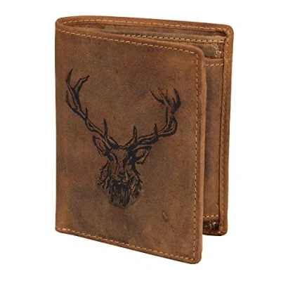 Imagen de Greenburry Vintage Monedero diseño Ciervo piel 9,5 cm