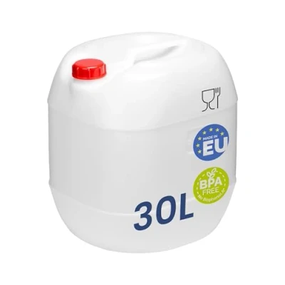 Imagen de Garronda Garrafa Agua sin BPA Bidon 30 litros Seguro para Alimentos Depósito de Camping Accesorios Garrafas Deposito Camper Blanco GD 0082
