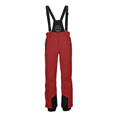 Imagen de Killtec Mens Pantalón Funcional con Correas extraíbles, protección de Bordes y Protector Nieve. Enosh, Naranja, S, 30920 000