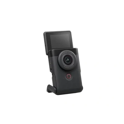 Imagen de Canon Powershot V10 Vlogging Kit + Accesorios, Cámara y Streaming, Sensor 1&quot; 20,9 MP, Vídeo 4K, Objetivo 19mm, Conectividad WiFi, Bluetooth USB C, Pantalla Táctil Ángulo Variable, Negro