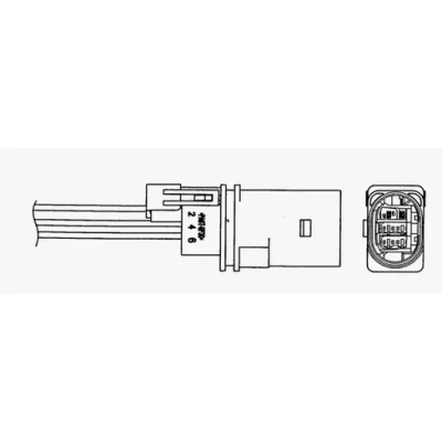 Imagen de NGK 1476 Sonda lambda 5 AUDI: A6 C6 Berlina, Q5, A4 B8 Avant