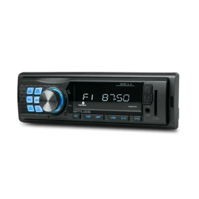Imagen de Muse M 195BT Radio para el Coche con Bluetooth, Lector Tarjeta SD y Entrada Auxiliar 4 x 40W