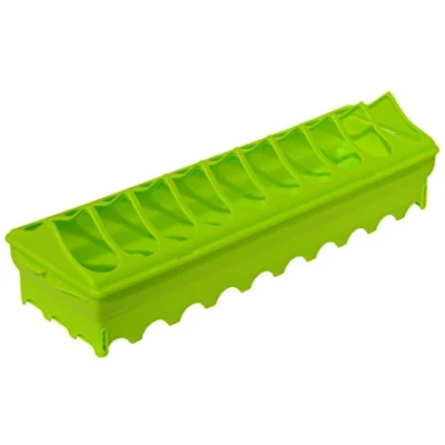 Imagen de Supa Comedero para Pollo, 50 cm, con Patas Extensibles, Apto Aves de Corral y Caza más Grandes, Fabricado en el Reino Unido, Color Verde anís