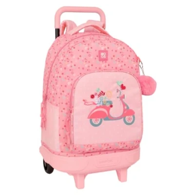 Imagen de Safta Moos Passion Mochila Grande con Ruedas, Compacta, Extraíble, Ideal para Niños de Diferentes Edades, Cómoda y Versátil, Calidad Resistencia, 33x22x45 cm