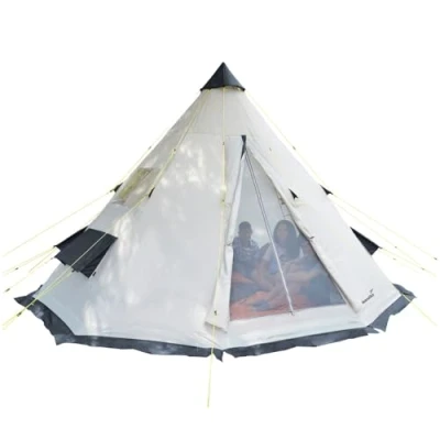 Imagen de Skandika Tipi Goathi 365 Protect Tienda de campaña Tipo India 6 Personas diámetro cm Columna Agua 3.000 mm Altura 250
