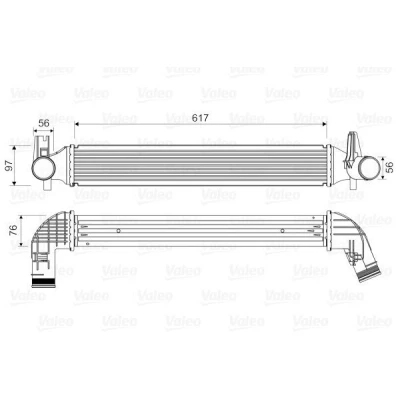 Imagen de VALEO 818338 Intercooler sin válvula EGR SEAT: Ibiza 4 Sportcoupe, 4, AUDI: A1 Hatchback, Sportback, VOLKSWAGEN: Polo V Hatchback
