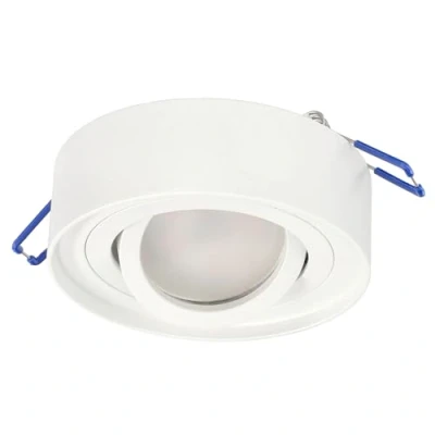 Imagen de EDO, foco empotrable de techo SKAND 1 MINI WHITE, LED redondo blanco, aluminio, LED, EDO777126