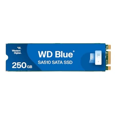 Imagen de Western Digital Blue SA510 Unidad SSD 250GB M.2 SATA, 555 MB/s, Acronis True Image, Protección Antiransomware