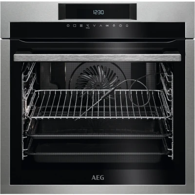 Imagen de Horno AEG BPE642120M, Multifunción, Pirolítico, 71 l, Función Grill, 60 cm, Inox antihuellas