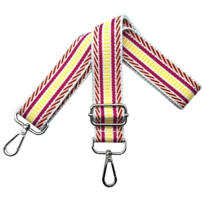 Imagen de Correa para Bolsos de Mujer Reemplazo Hombro, Bandolera Ajustable con Mosquetón Plateado 3.8cm Anchura, Crossbody Cartera Accesorios, Rosa, L2