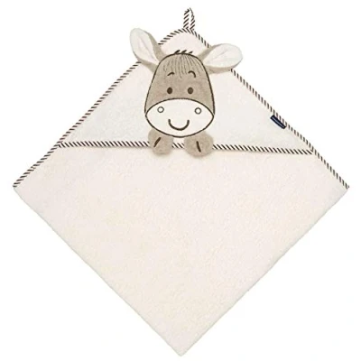 Imagen de Morgenstern toalla con capucha de algodón, burro